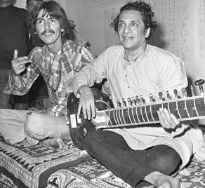 Ravi Shankar and George Harrison