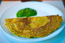 Puda with Chutney (Vegan Omelette)