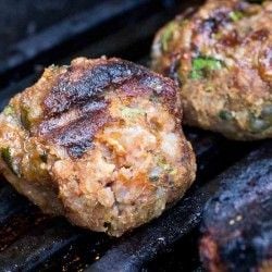 Grilled Vegan Meatballs