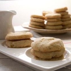 Cardamom Semolina Shortbread Cookies
