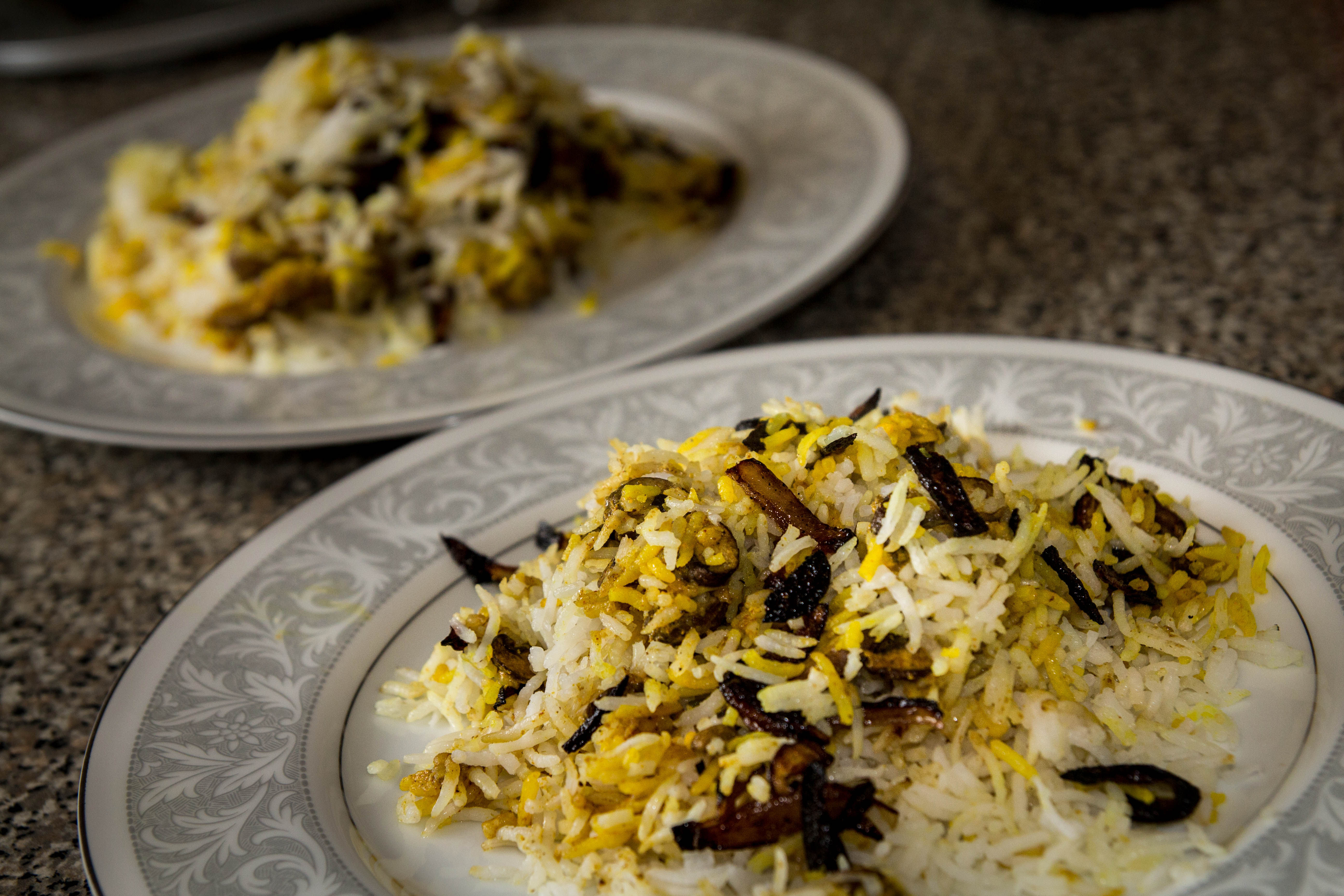 Mushroom Biryani