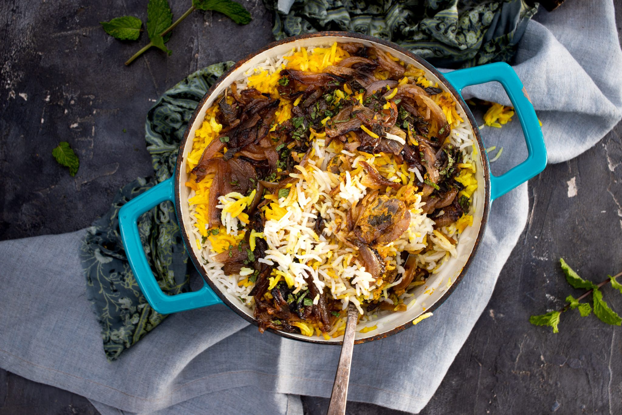 Mushroom Biryani Indiaphile