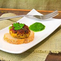 Quinoa Fritters (Tikki), a simple recipe for leftover quinoa