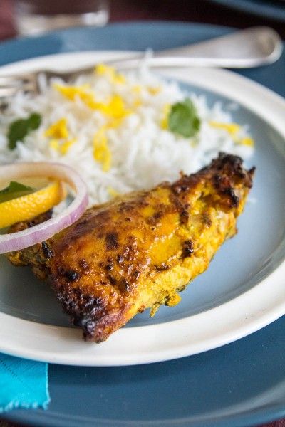 Saffron tandoori chicken