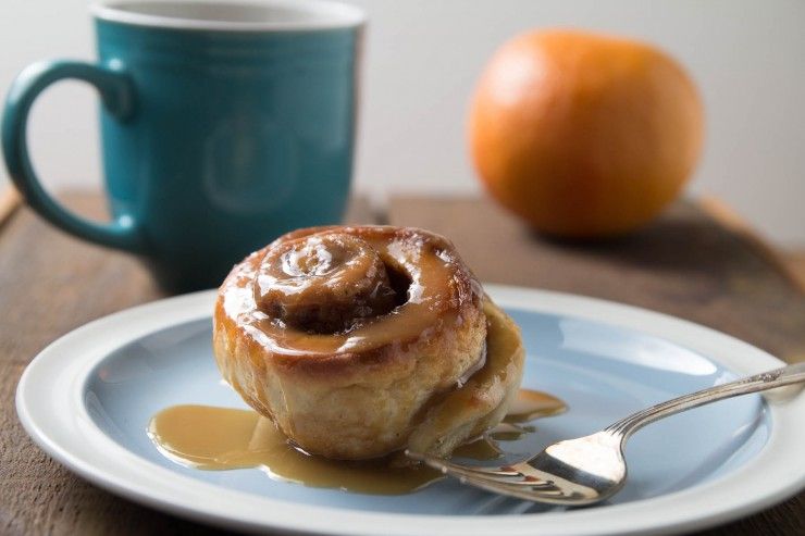 Chai Spiced Sticky Buns by Indiaphile.info