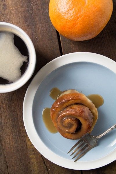 Chai Spiced Sticky Buns by Indiaphile.info