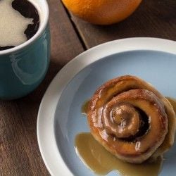 Chai Spiced Sticky Buns by Indiaphile.info