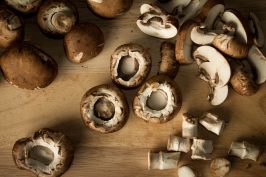 Cutting Mushrooms