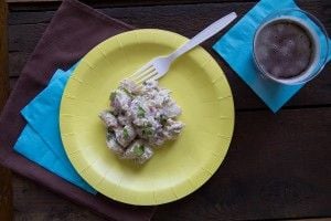 Indian style cumin-ginger potato salad by Indiaphile.info