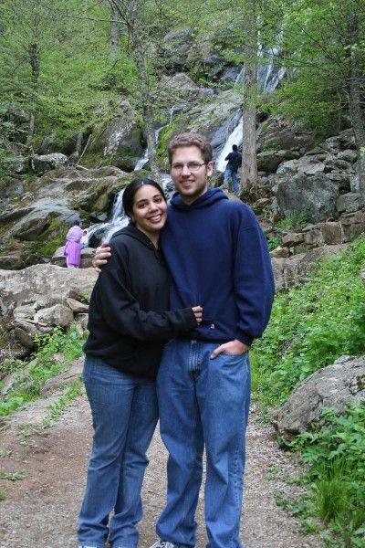 Steve and I at Shenandoah National Park, May 2006.