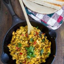 Spicy scrambled eggs recipe by indiaphile.info