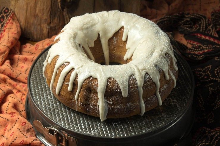 Chai Spiced Pumpkin Bundt Cake recipe at Indiaphile.info