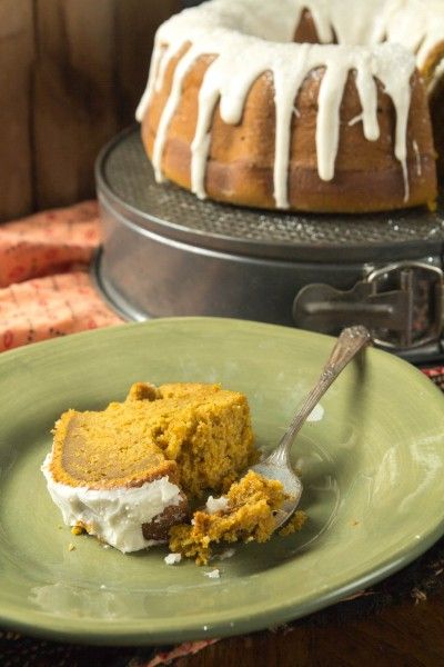 Chai Spiced Pumpkin Bundt Cake recipe at Indiaphile.info