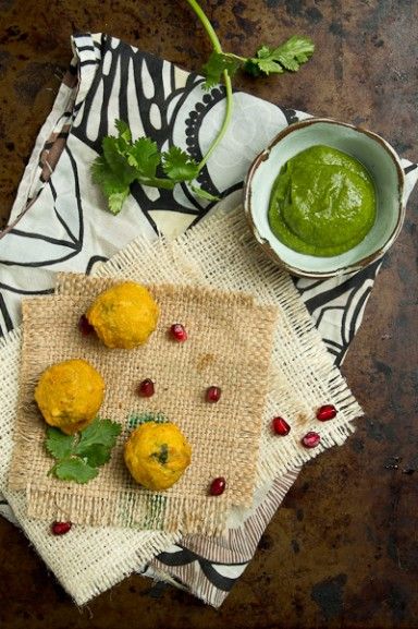 Spicy Potato Fritters (Batata Vada) recipe at Indiaphile.info