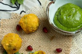 Spicy Potato Fritters (Batata Vada) recipe at Indiaphile.info