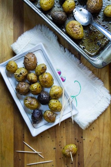 Nigella Roasted Potatoes recipe at Indiaphile.info