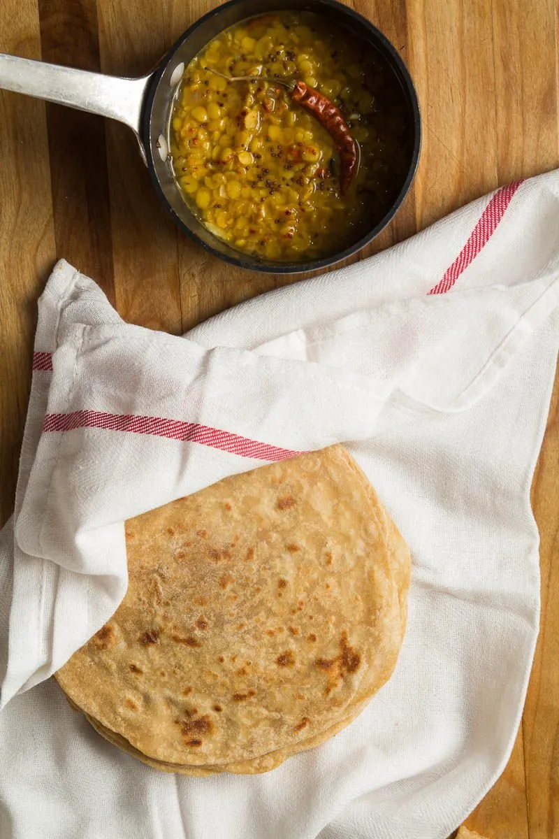 How to Make Paratha: An Everyday Whole Wheat Indian Flat Bread