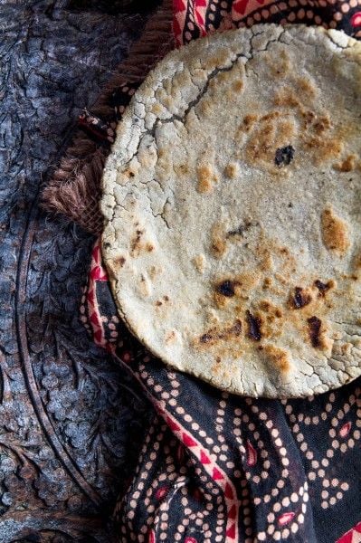 Gluten Free Millet Flat Bread (Bajri no Rotlo). With step by step video. Recipe at Indiaphile.info