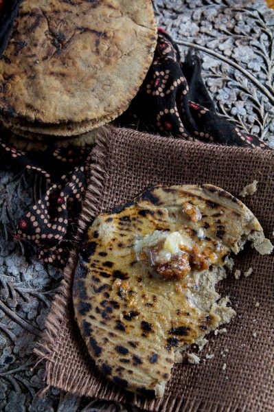 Gluten Free Millet Flat Bread (Bajri no Rotlo). With step by step video. Recipe at Indiaphile.info