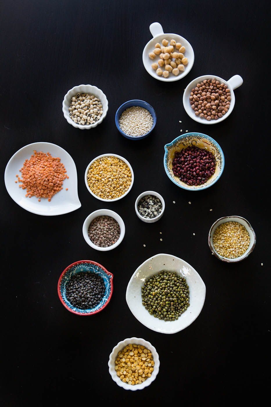 Assortment of Dal, Beans, Pulses and Lentils by Indiaphile.info