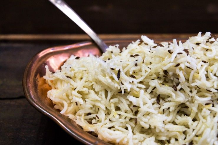 Jeera (Cumin) Rice recipe by Indiaphile.info