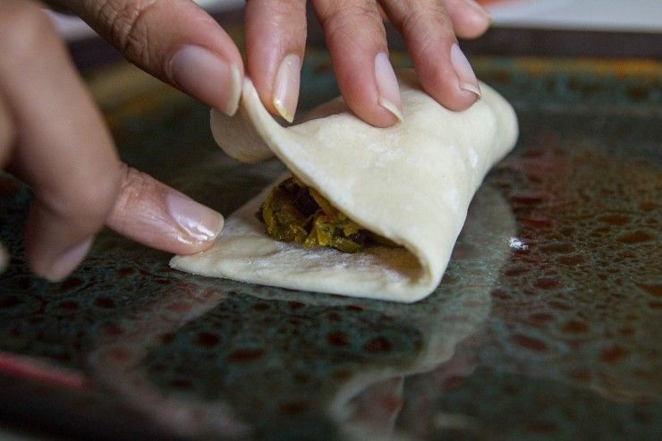 Mixed Vegetable Curry Puffs