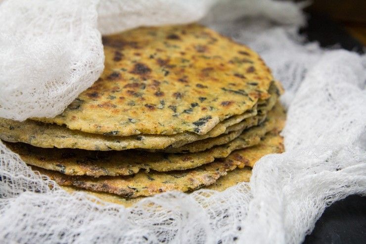 Kale Quinoa Paratha recipe by Indiaphile.info