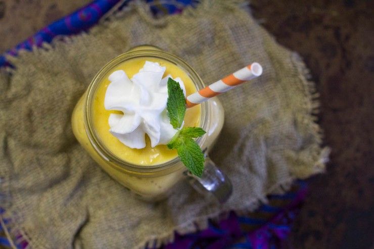 Mango Lassi, Indian Mango Smoothie recipe by Indiaphile.info