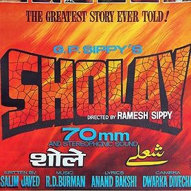 Sholay movie poster