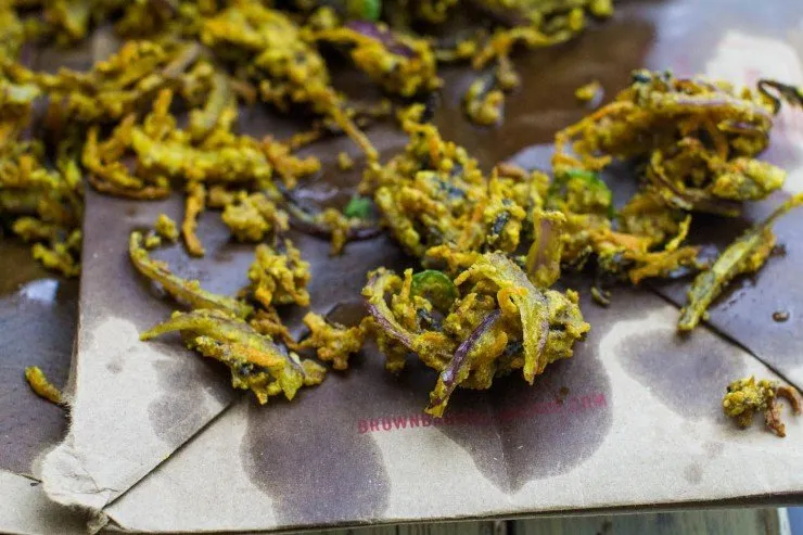 Carrot Bhajias recipe by Indiaphile.info