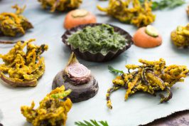 Carrot Bhajias recipe by Indiaphile.info