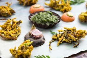 Carrot Bhajias