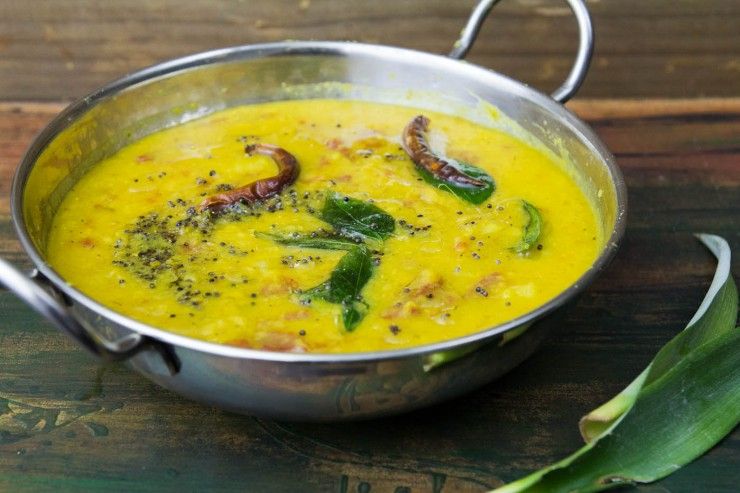 Spicy Lentil Broth with Pineapple