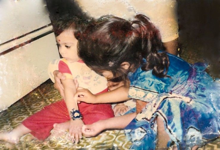 Rakhi from when we were kids