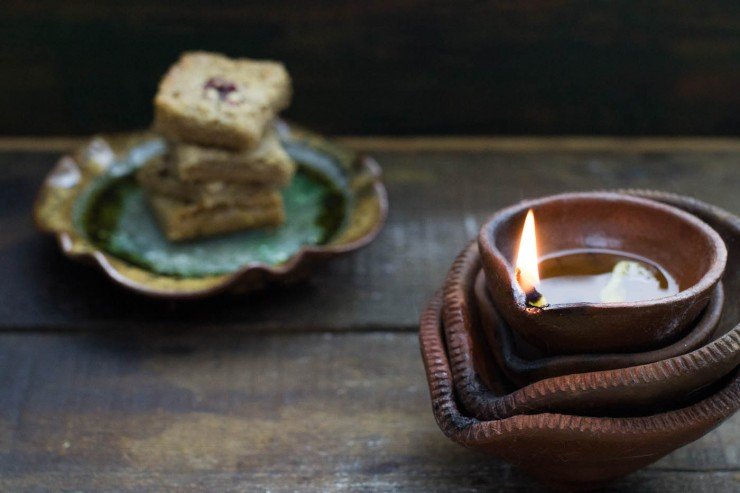 Gluten-free Walnut Bars (Walnut Burfi)