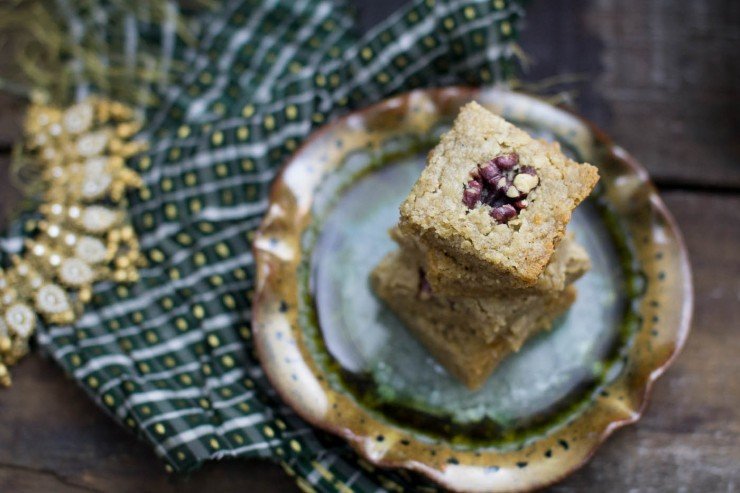 Gluten-free Walnut Bars (Walnut Burfi)