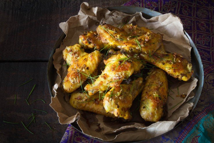 Cumin Chicken Wings recipe by indiaphile.info