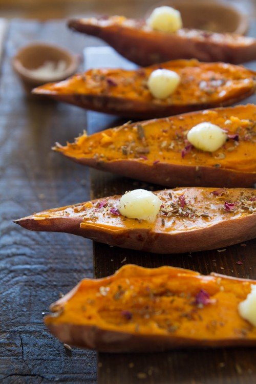Indian Spiced Roasted Sweet Potatoes - Indiaphile