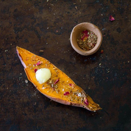 Indian Spiced Roasted Sweet Potatoes to Welcome in 2015 - Indiaphile