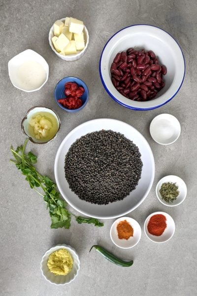 Ingredients of dal makhani