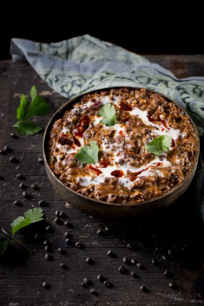 Bowl of dal makhani