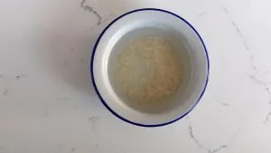 Soak the rice