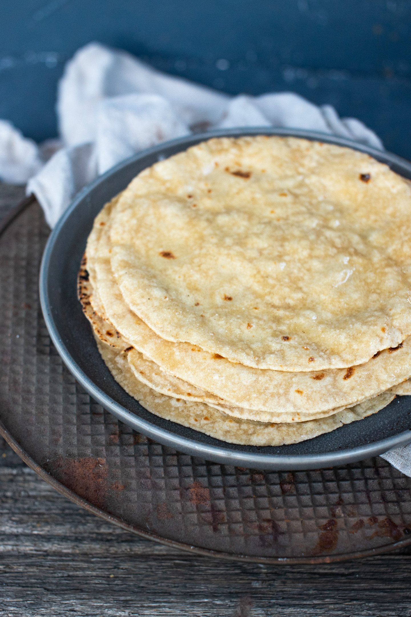 A stack of roti