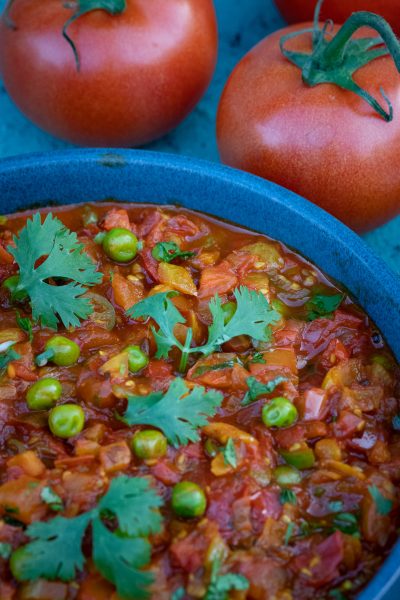 Bowl of tomato chutney