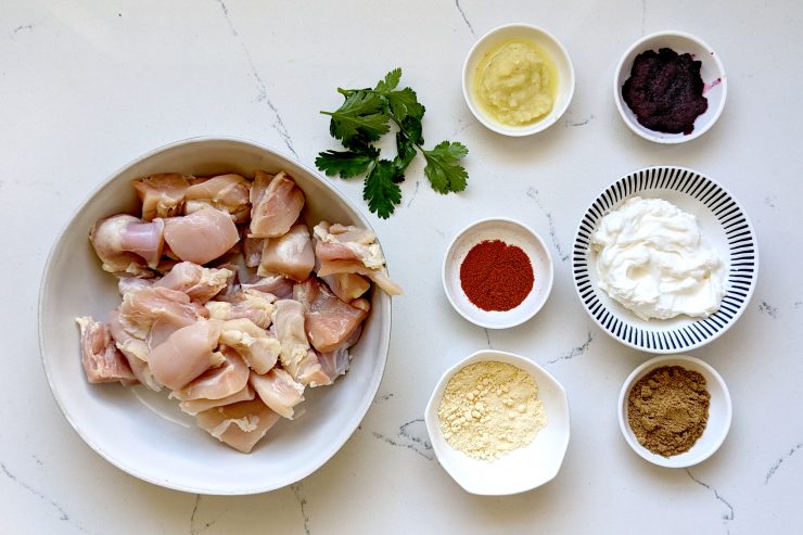 Ingredients for chicken tikka masala