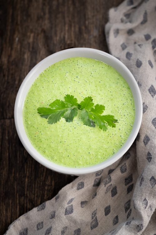 Cilantro Yogurt Chutney Indiaphile