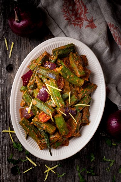 Bhindi do pyaza