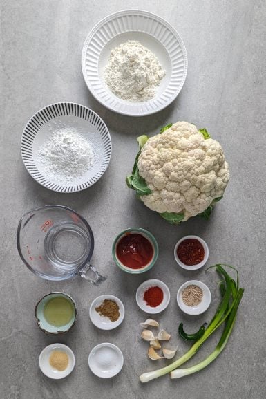 Ingredients for Lasuni Gobi