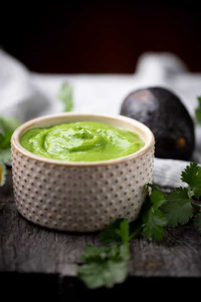 Avocado cilantro chutney