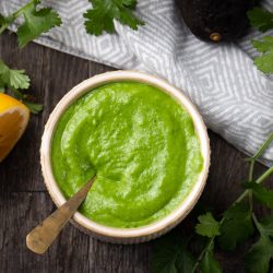 Avocado cilantro chutney